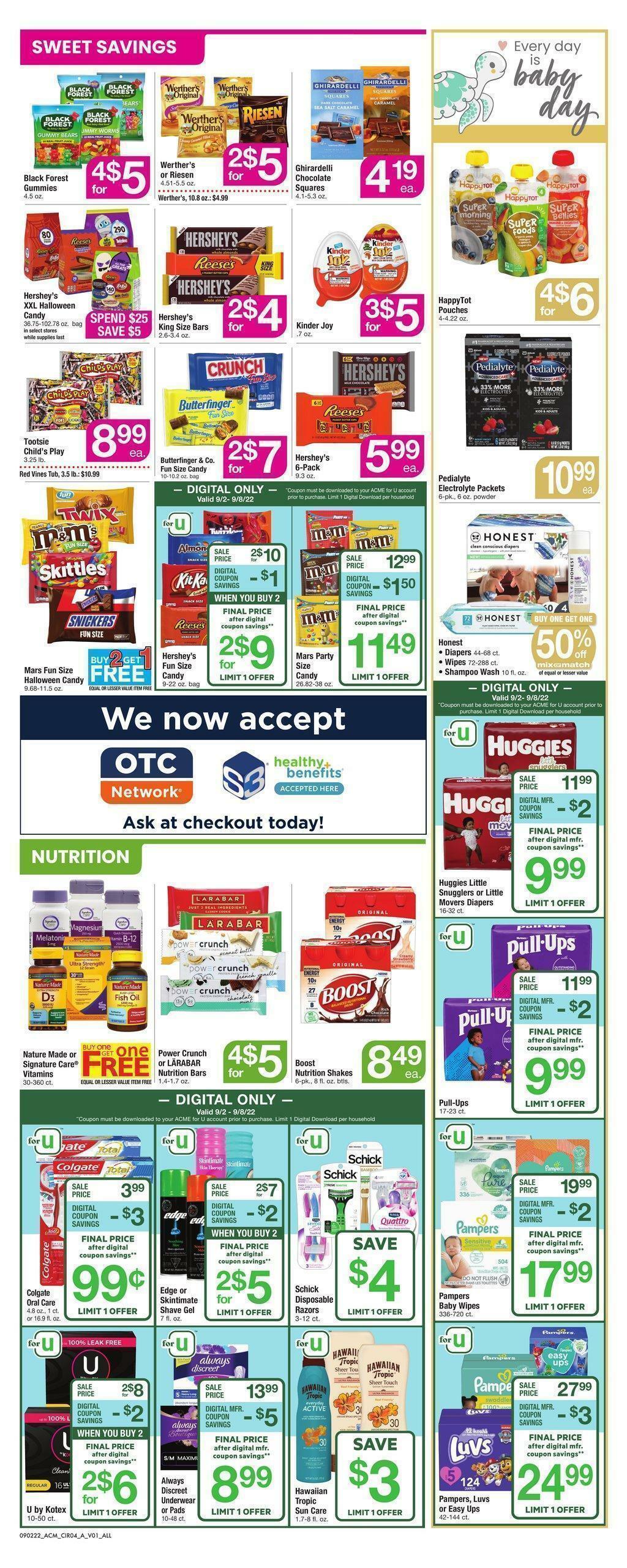 ACME Markets Weekly Ad from September 2
