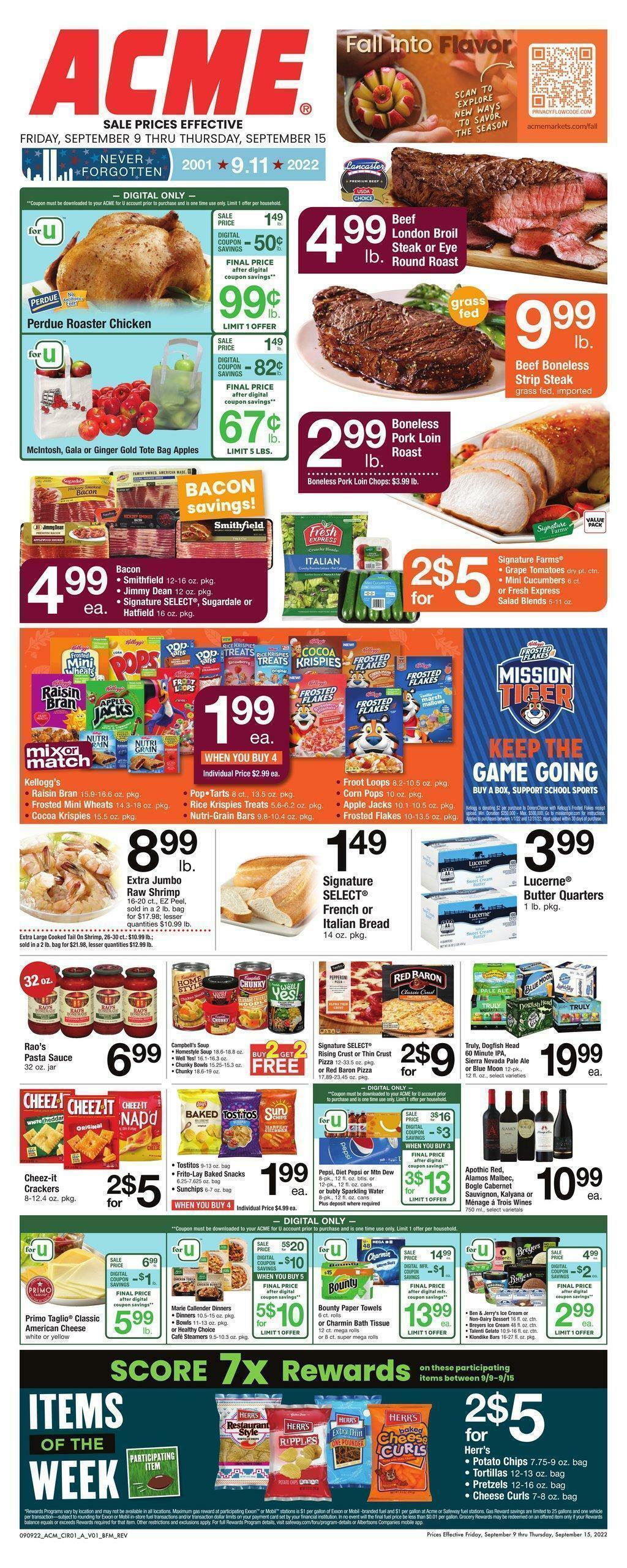 ACME Markets Weekly Ad from September 9