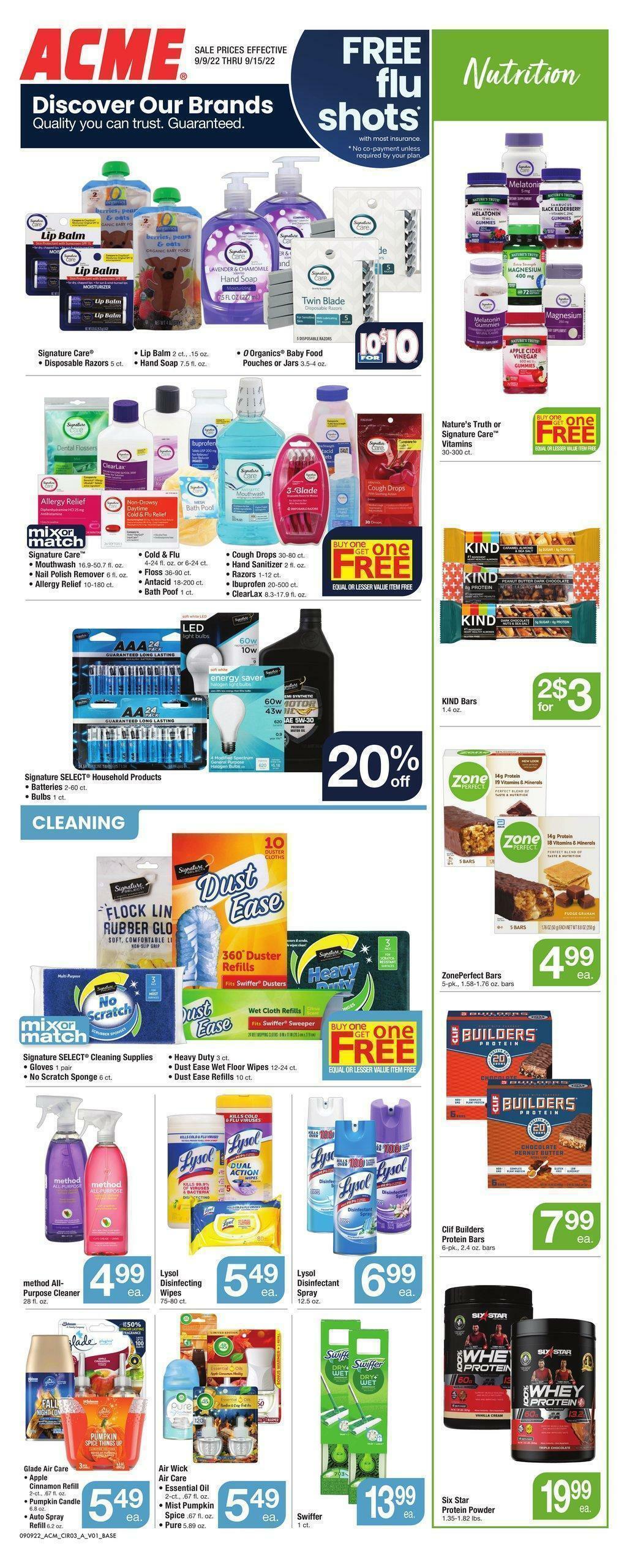 ACME Markets Weekly Ad from September 9