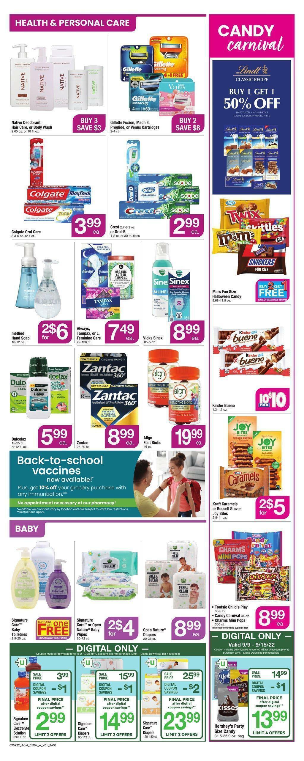 ACME Markets Weekly Ad from September 9