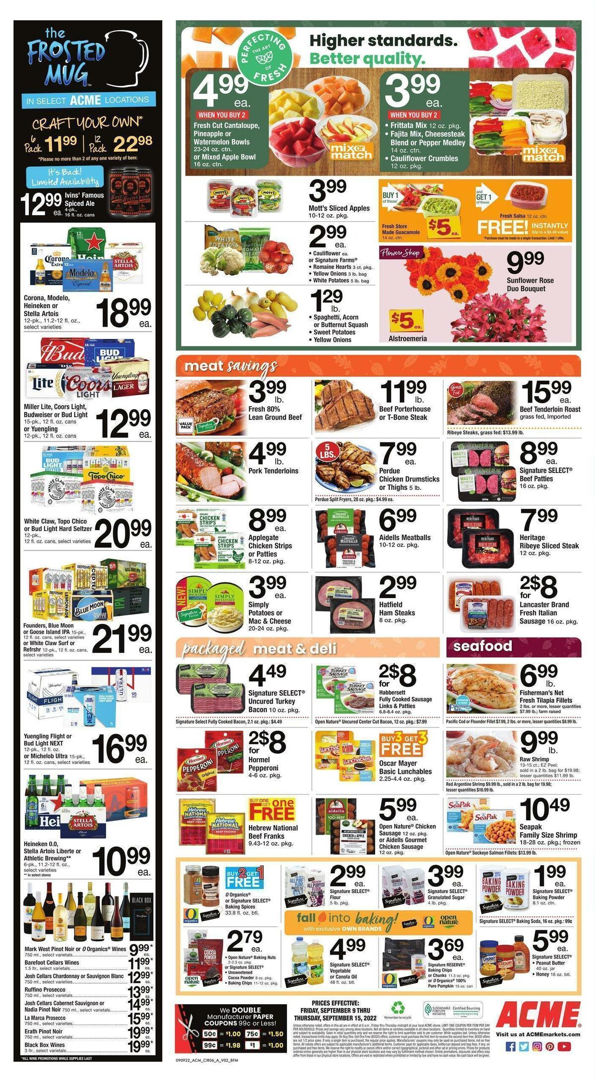 ACME Markets Weekly Ad from September 9