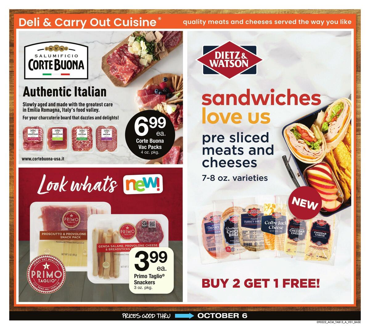 ACME Markets Big Book of Savings Weekly Ad from September 2