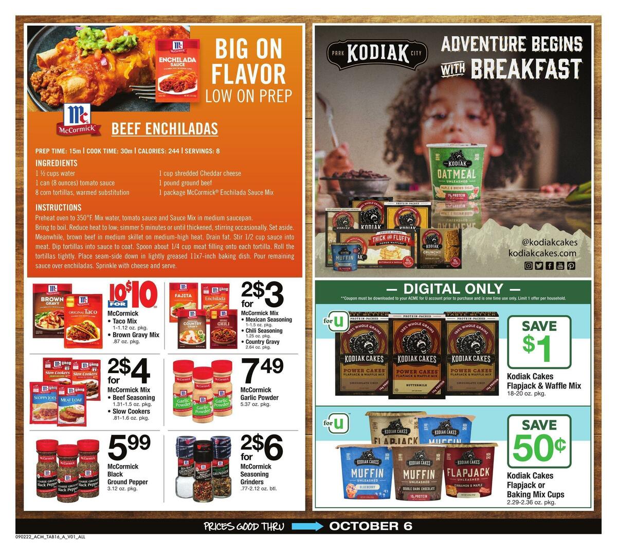 ACME Markets Big Book of Savings Weekly Ad from September 2