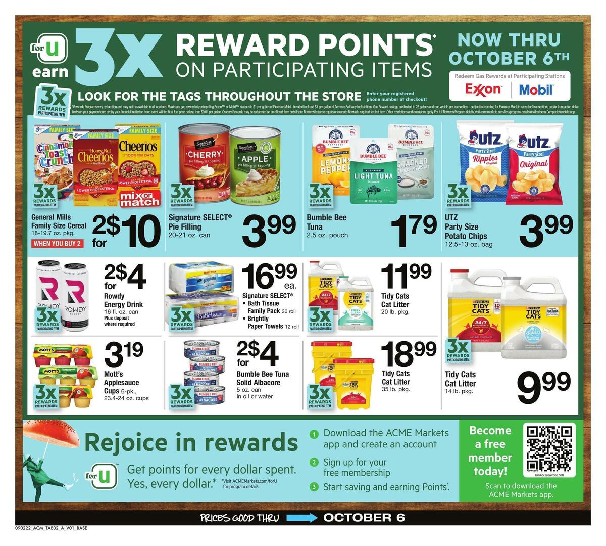 ACME Markets Big Book of Savings Weekly Ad from September 2