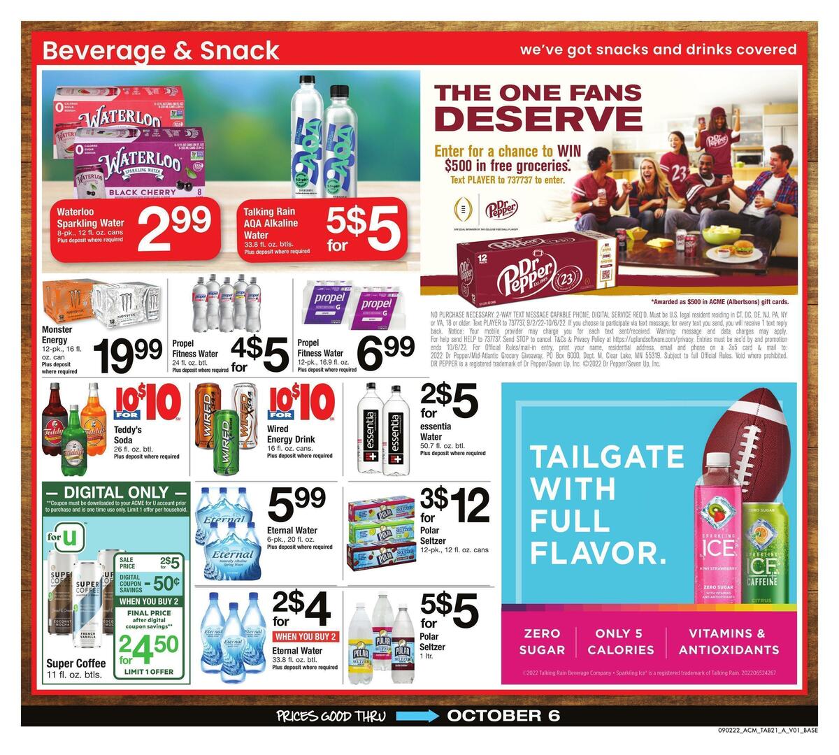 ACME Markets Big Book of Savings Weekly Ad from September 2