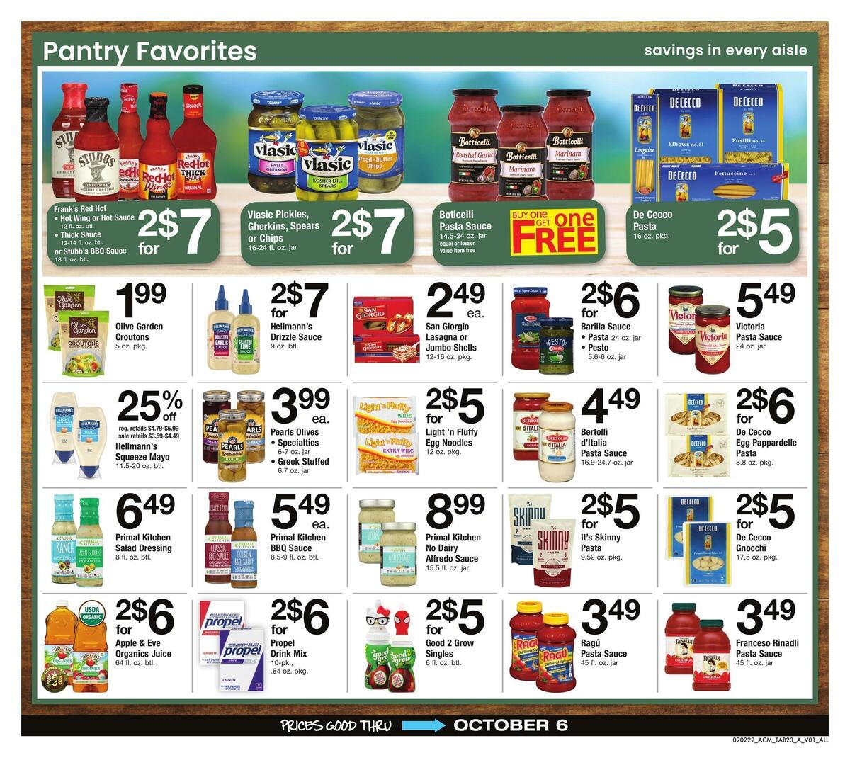 ACME Markets Big Book of Savings Weekly Ad from September 2