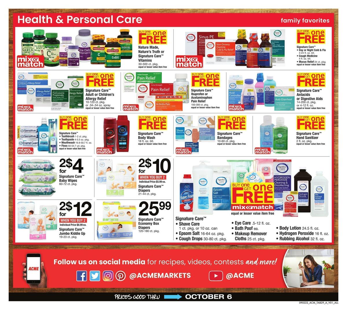 ACME Markets Big Book of Savings Weekly Ad from September 2