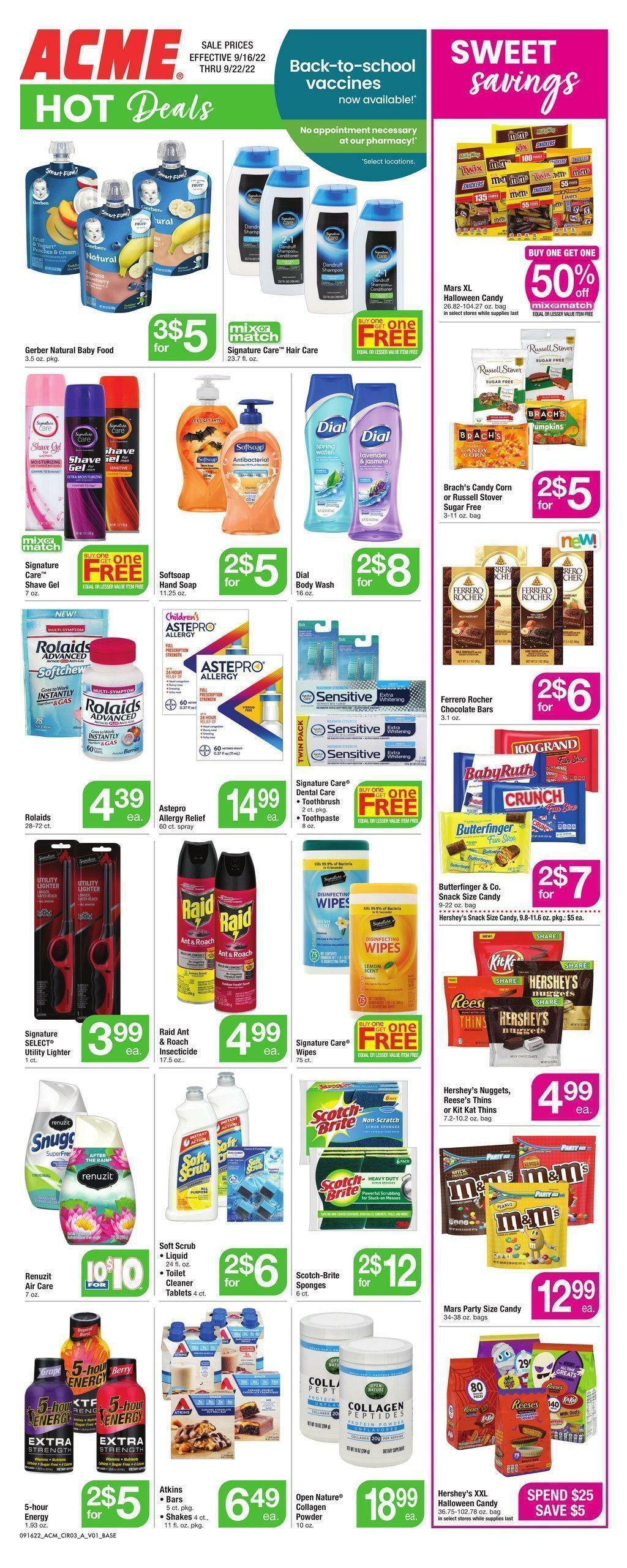 ACME Markets Weekly Ad from September 16