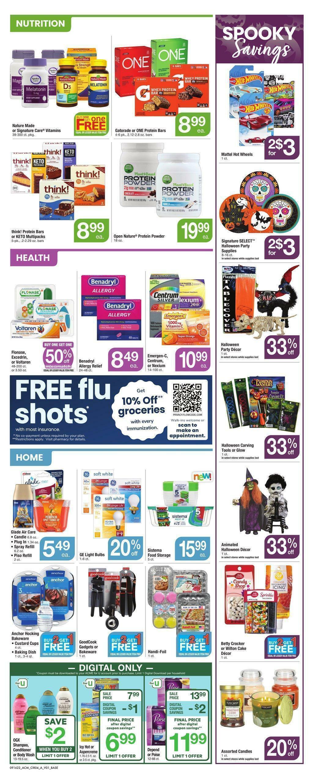 ACME Markets Weekly Ad from September 16