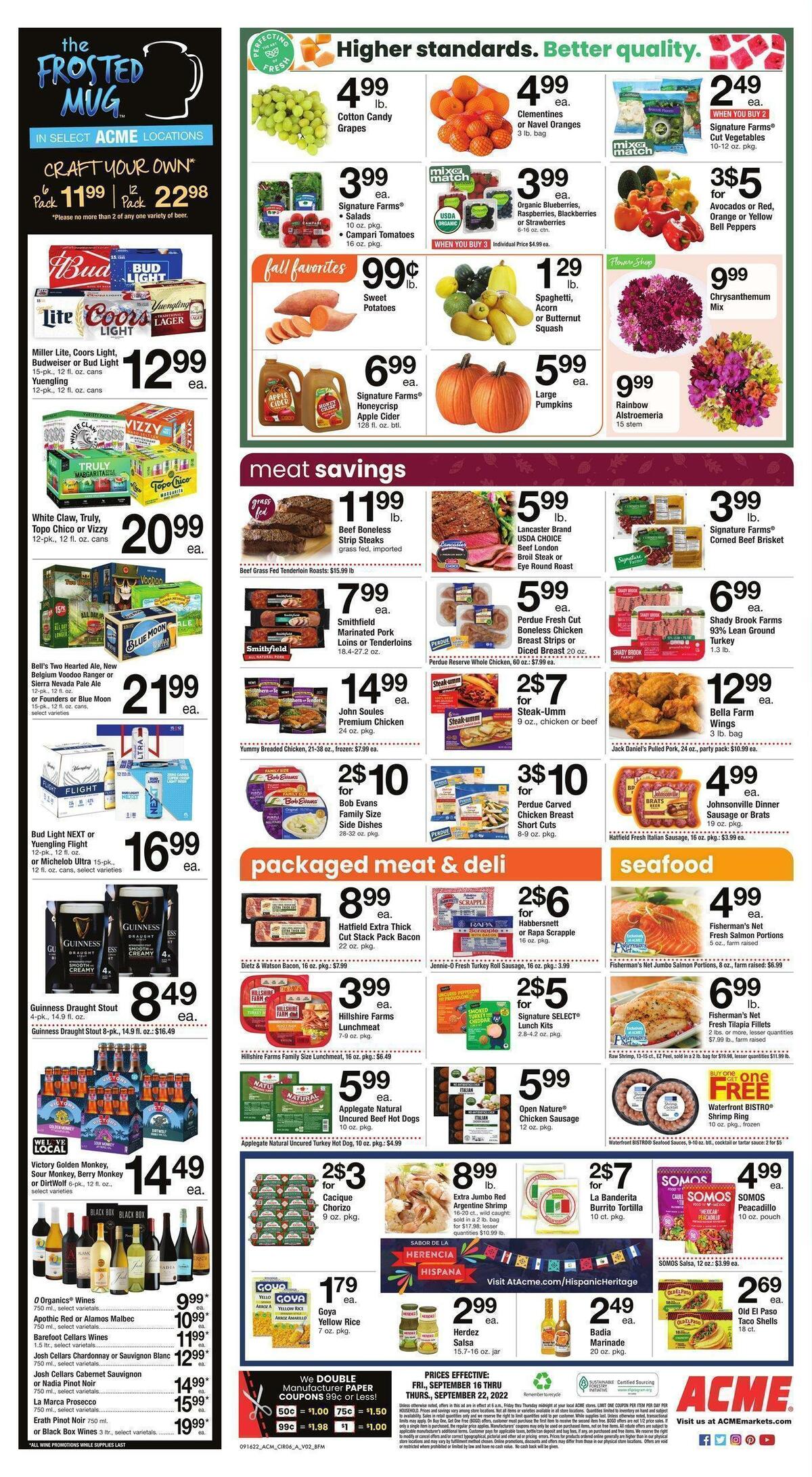 ACME Markets Weekly Ad from September 16