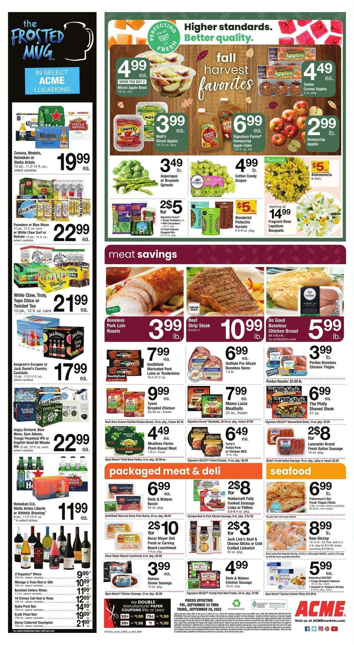 ACME Markets Weekly Ad from September 23