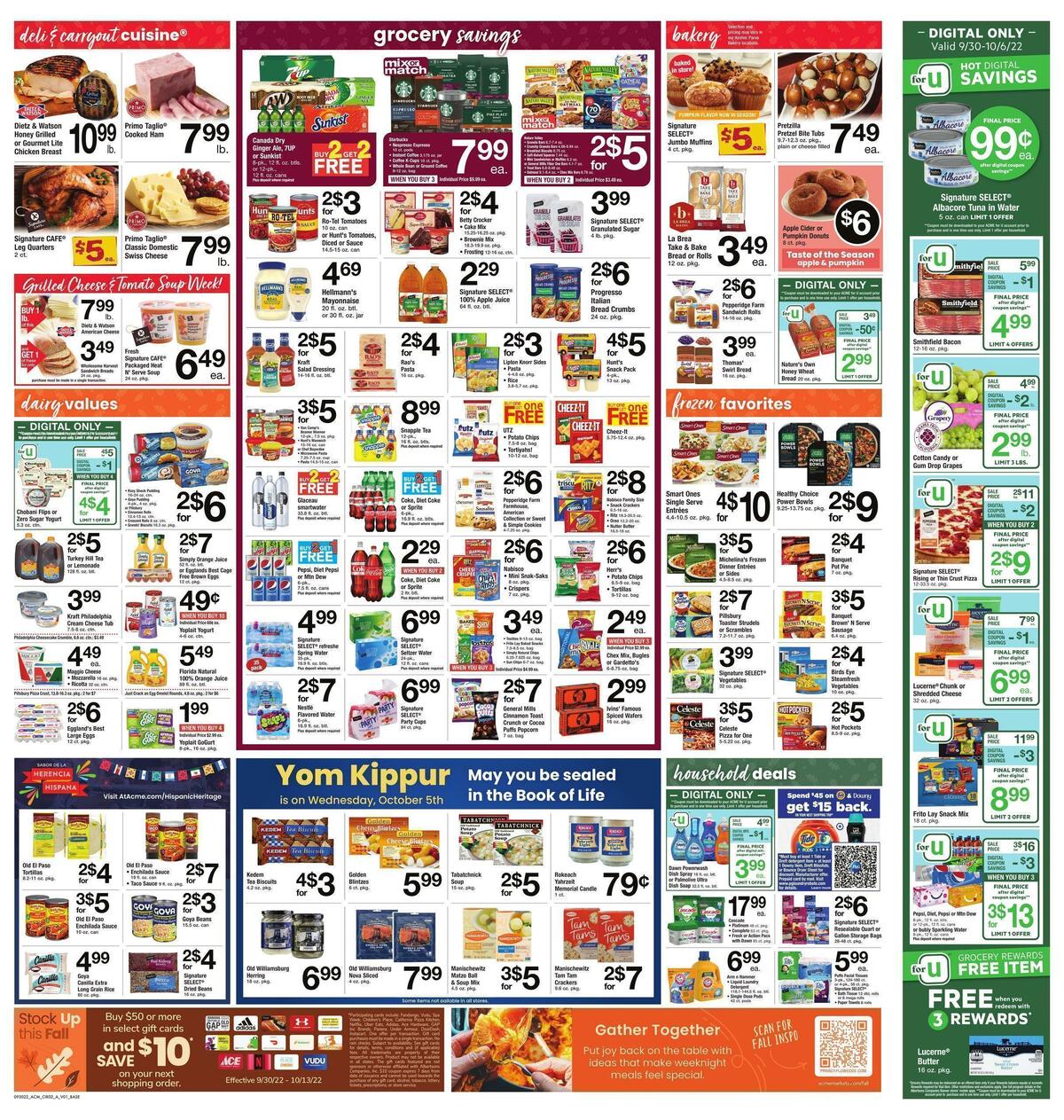 ACME Markets Weekly Ad from September 30