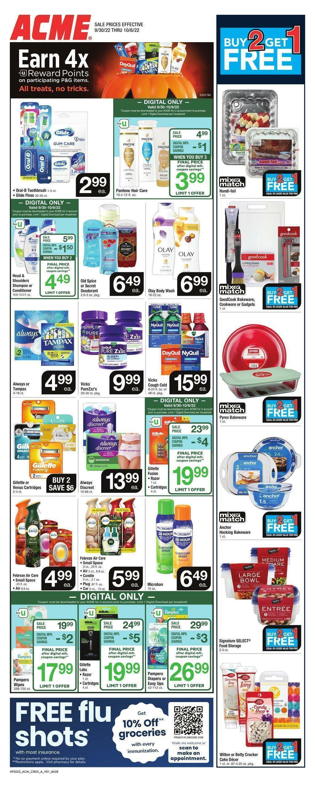 ACME Markets Weekly Ad from September 30