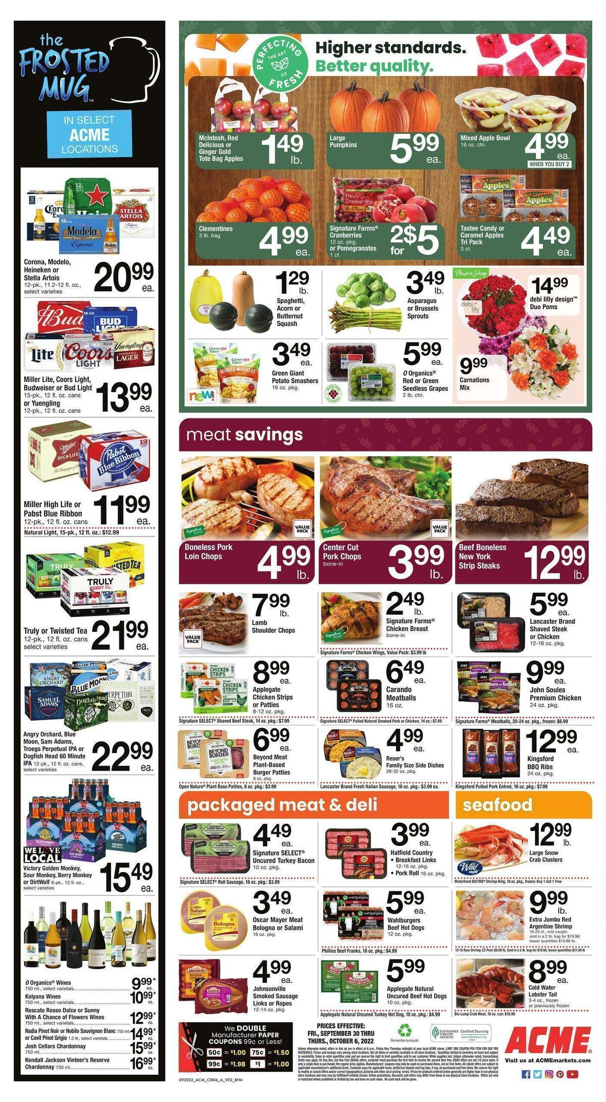 ACME Markets Weekly Ad from September 30