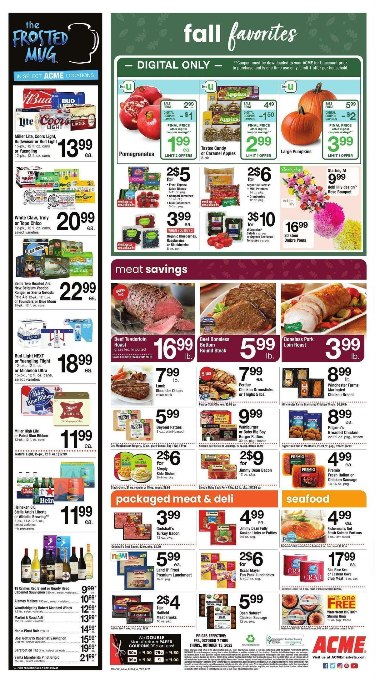 ACME Markets Weekly Ad from October 7
