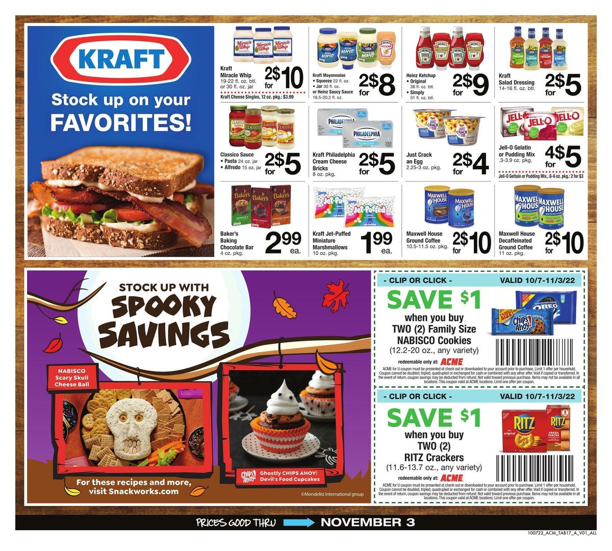 ACME Markets Big Book of Savings Weekly Ad from October 7
