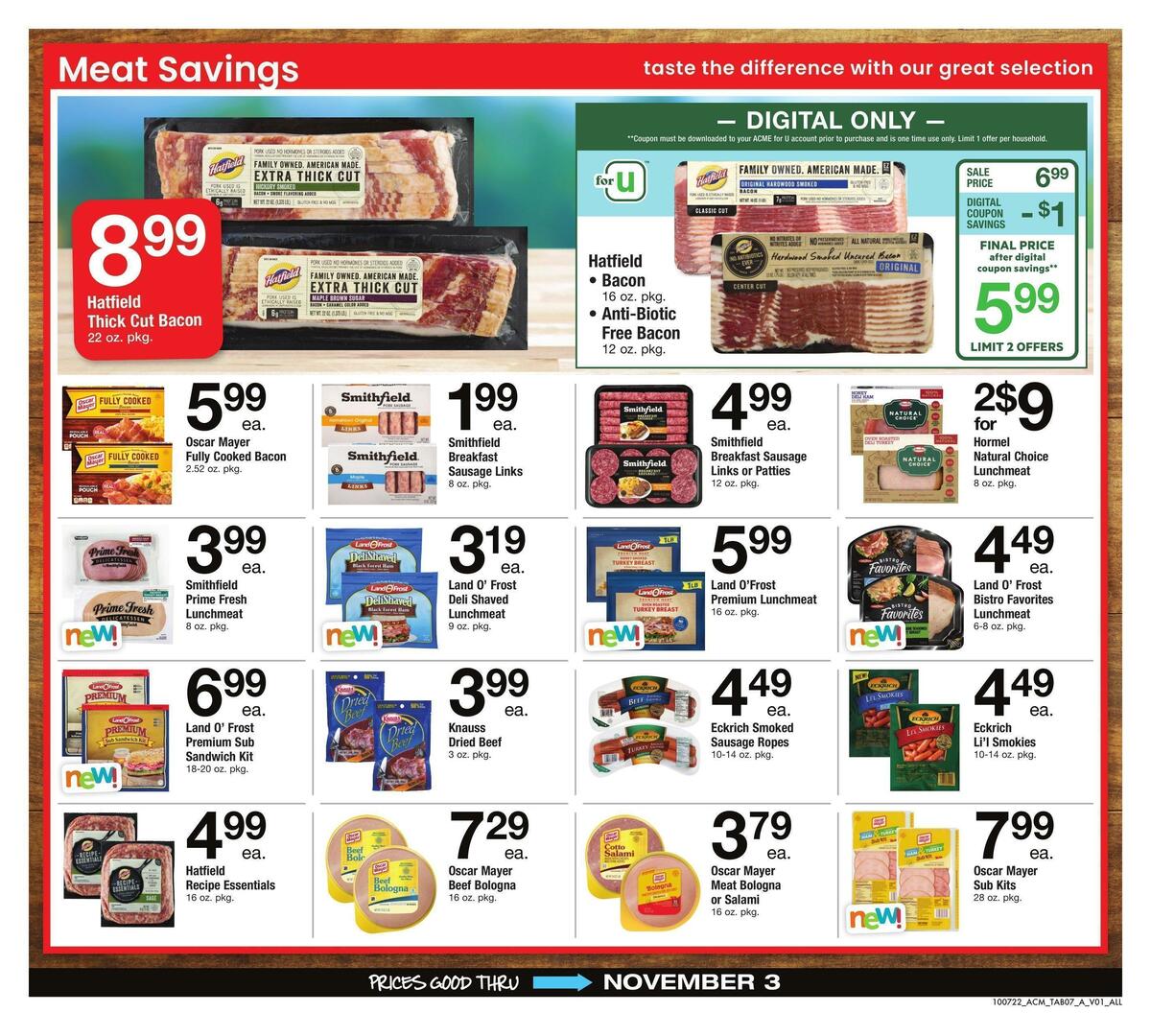 ACME Markets Big Book of Savings Weekly Ad from October 7
