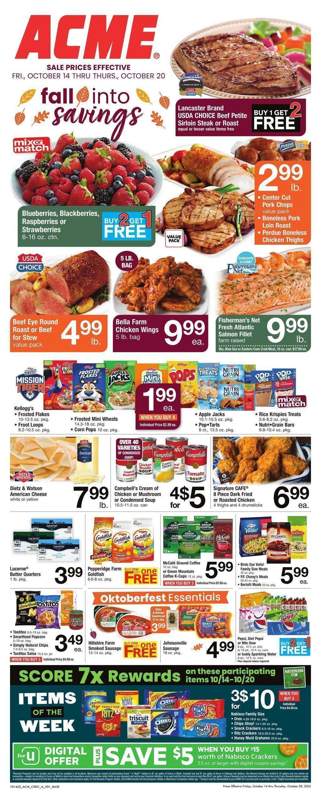 ACME Markets Weekly Ad from October 14