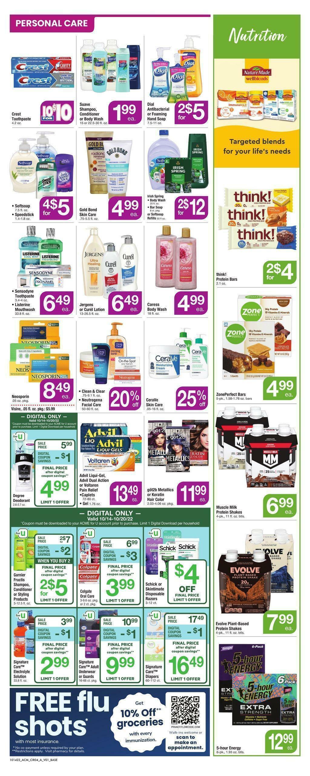 ACME Markets Weekly Ad from October 14