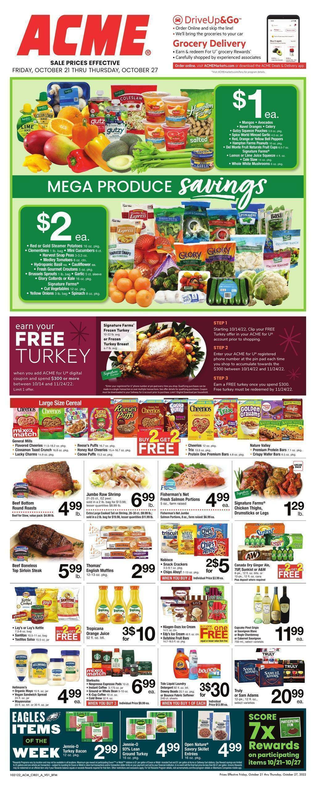 ACME Markets Weekly Ad from October 21