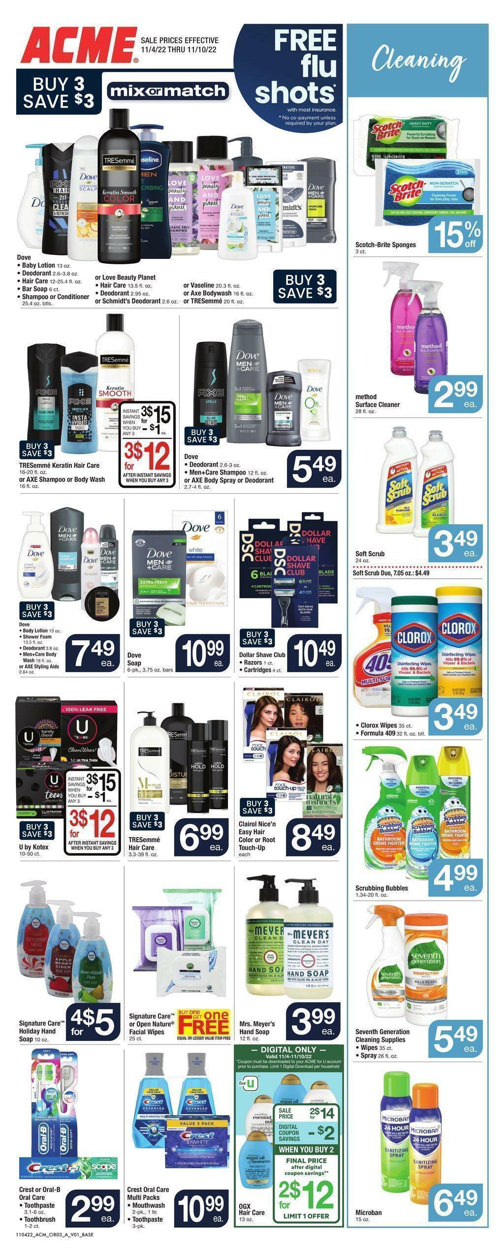 ACME Markets Weekly Ad from November 4