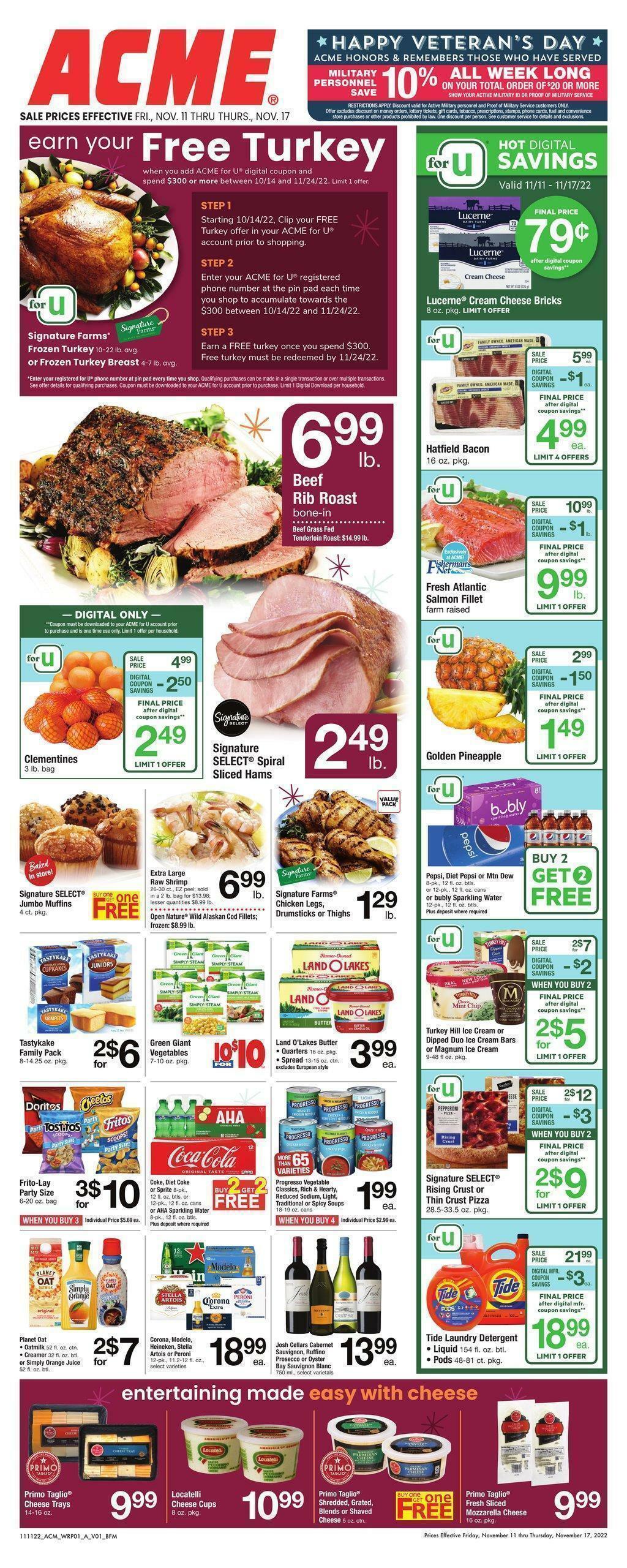 ACME Markets Weekly Ad from November 11
