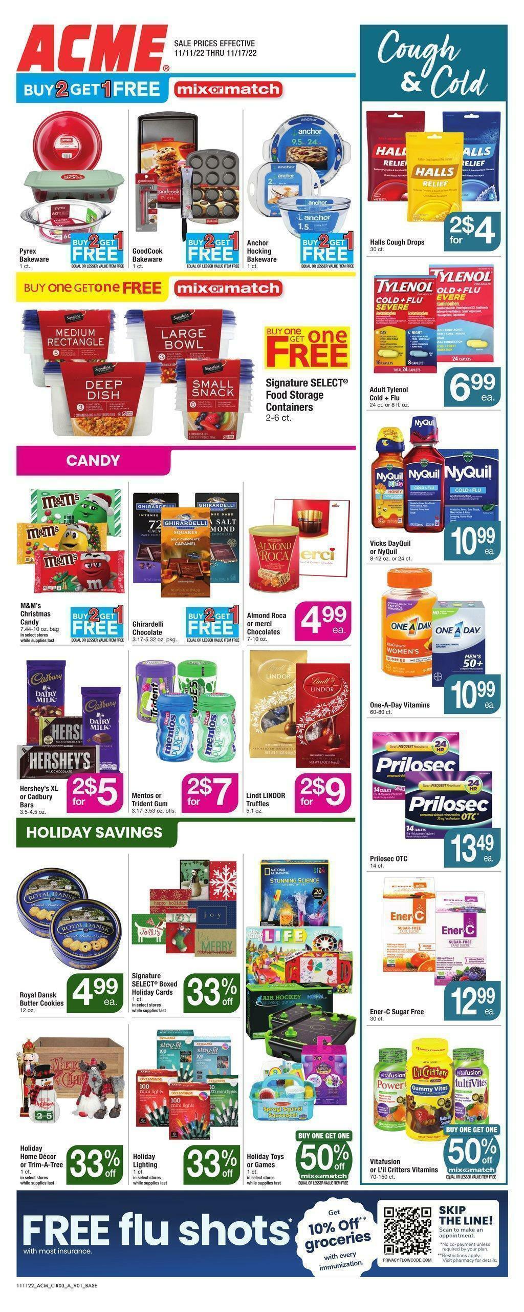 ACME Markets Weekly Ad from November 11