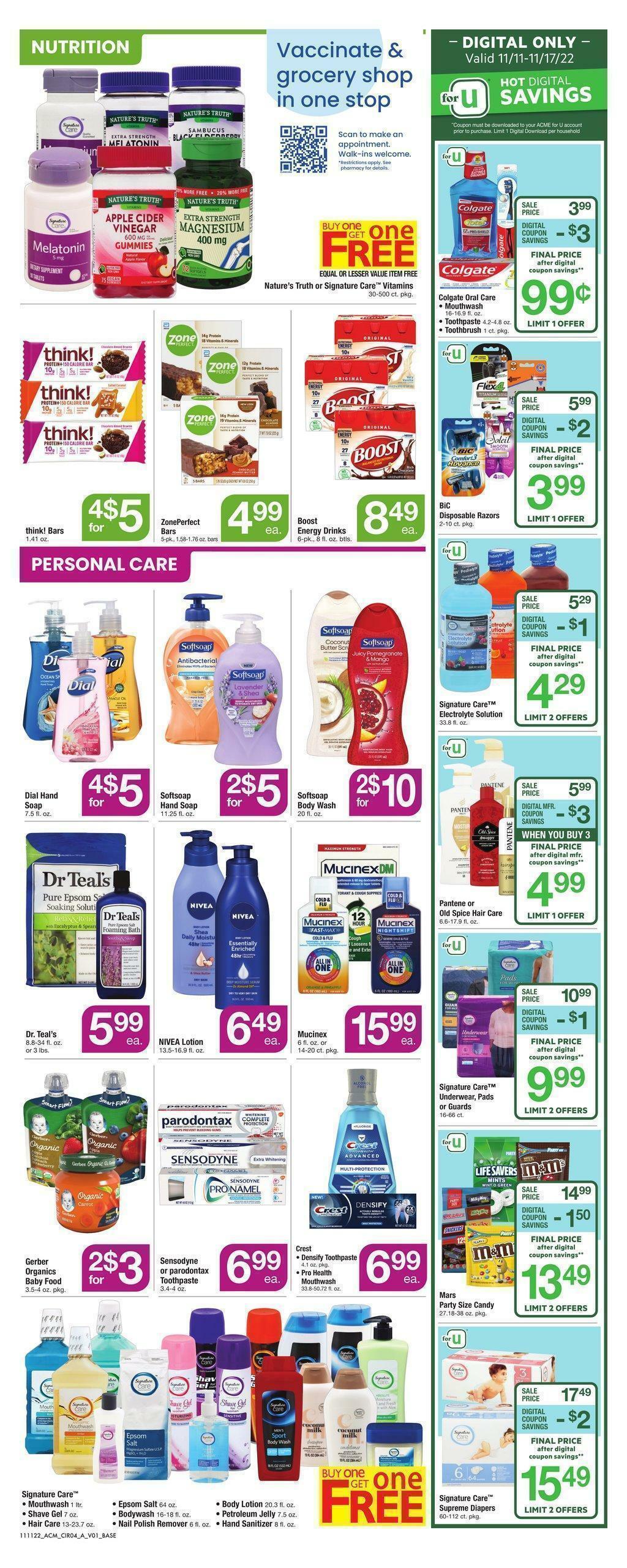 ACME Markets Weekly Ad from November 11