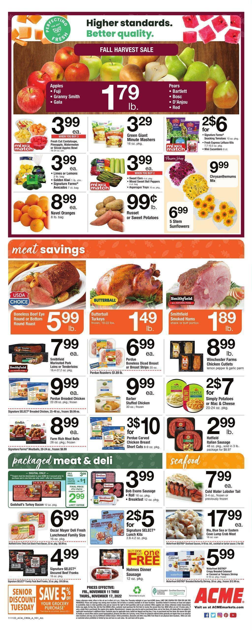 ACME Markets Weekly Ad from November 11