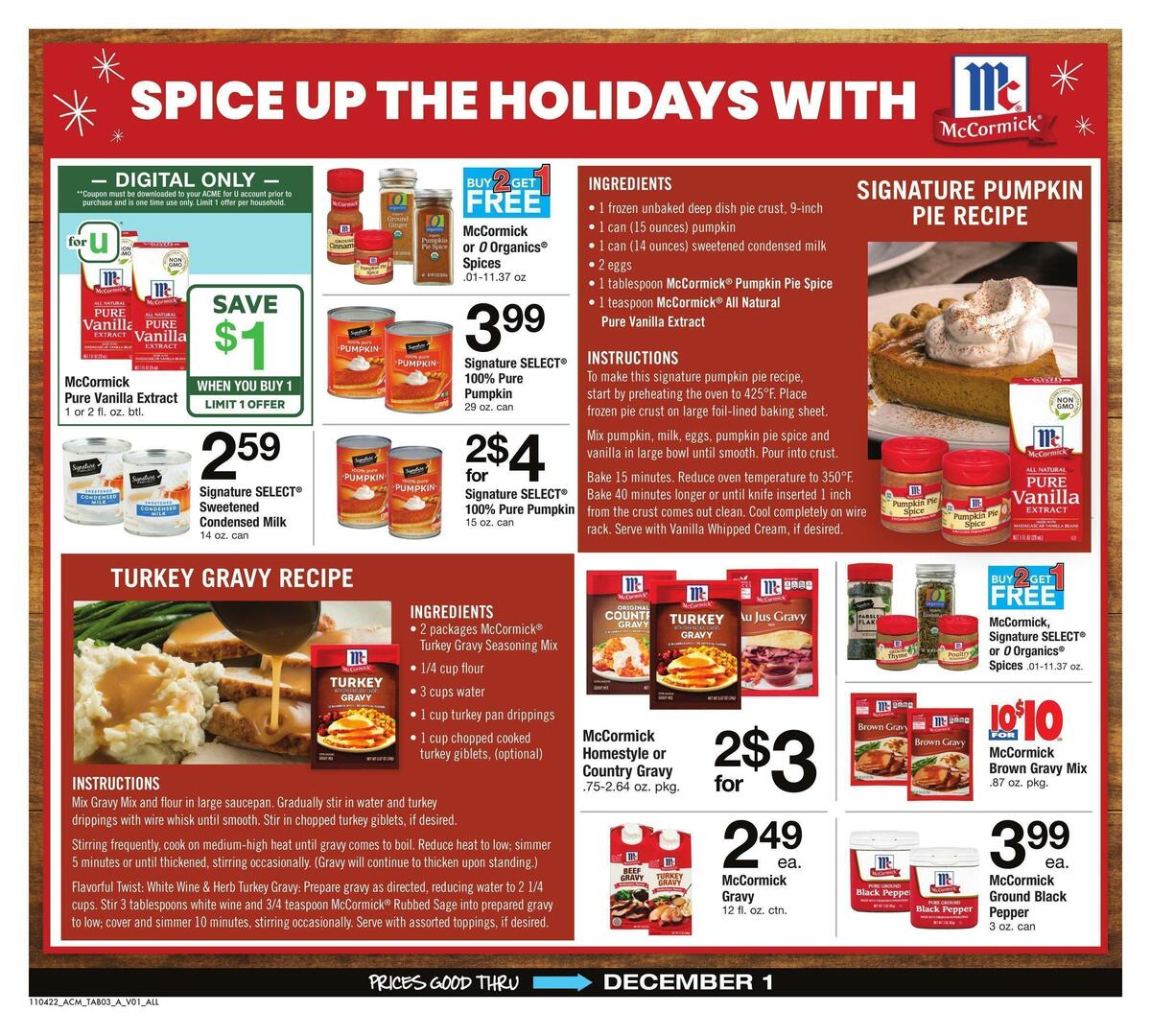 ACME Markets Big Book of Savings Weekly Ad from November 4