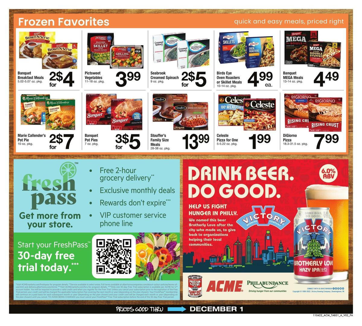 ACME Markets Big Book of Savings Weekly Ad from November 4