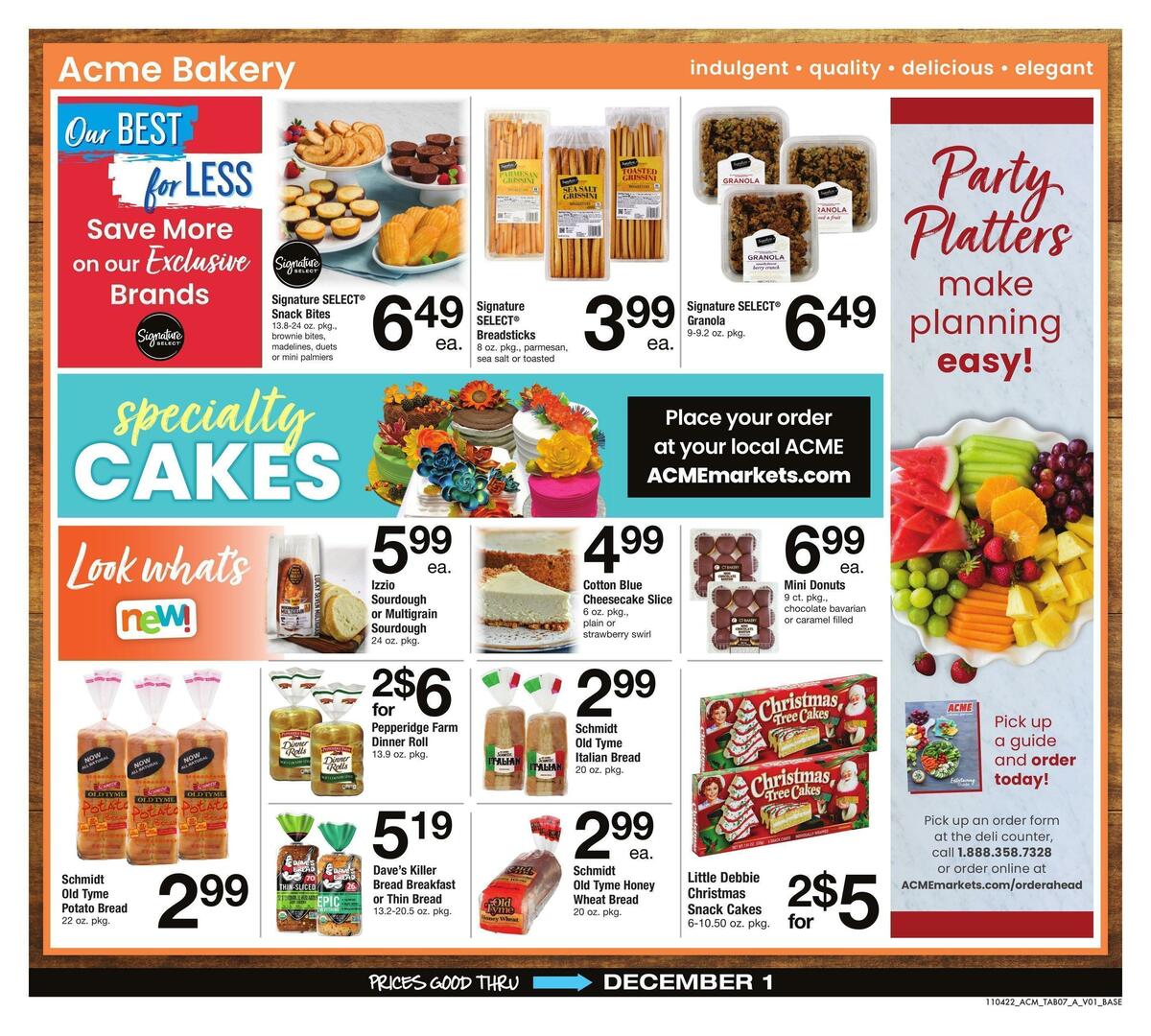 ACME Markets Big Book of Savings Weekly Ad from November 4
