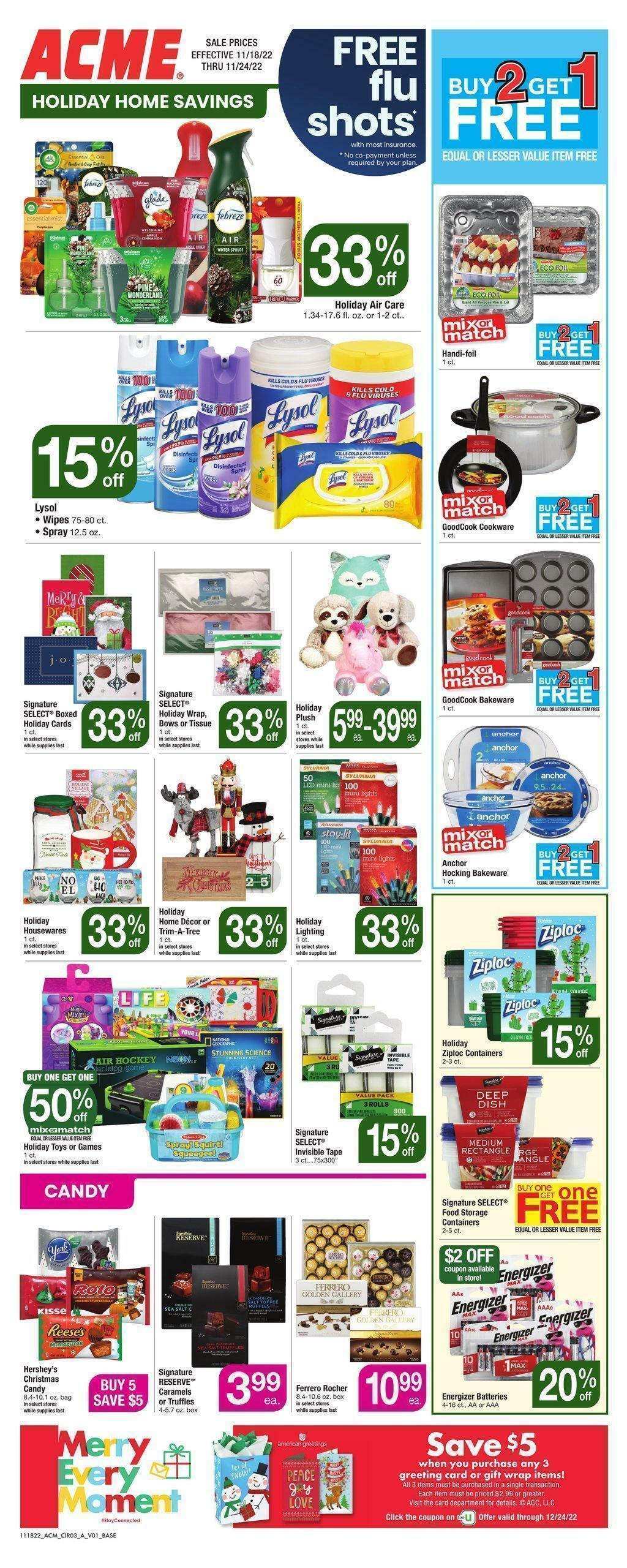 ACME Markets Weekly Ad from November 18