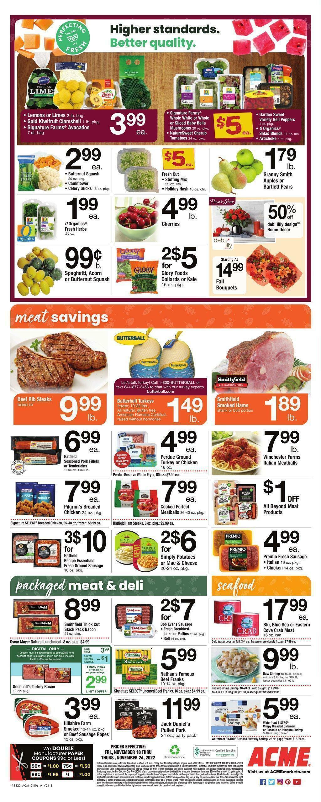 ACME Markets Weekly Ad from November 18