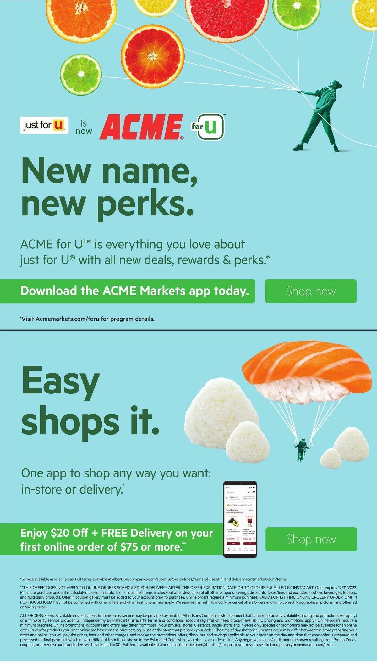 ACME Markets Weekly Ad from November 25