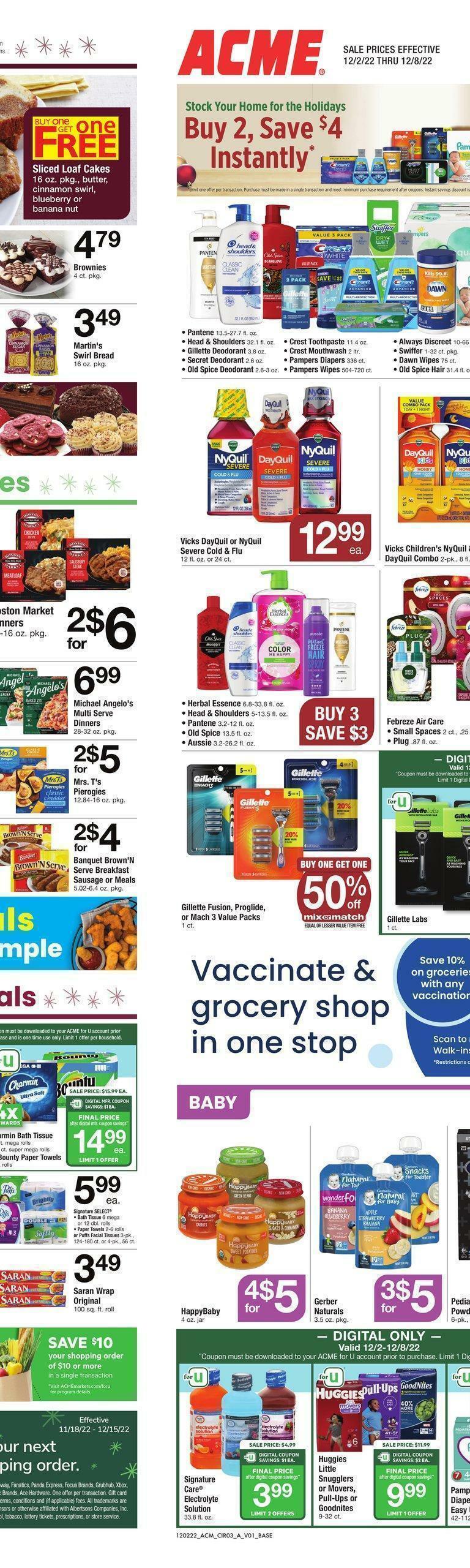 ACME Markets Weekly Ad from December 2