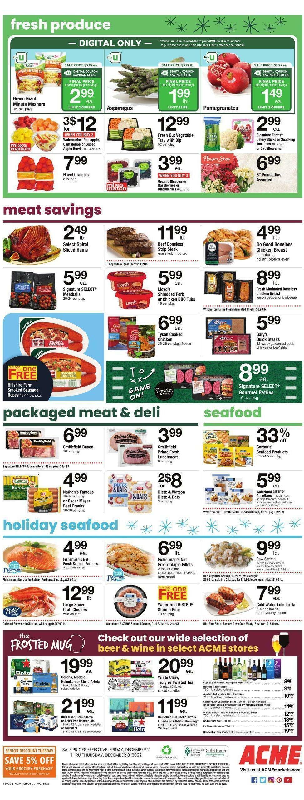 ACME Markets Weekly Ad from December 2