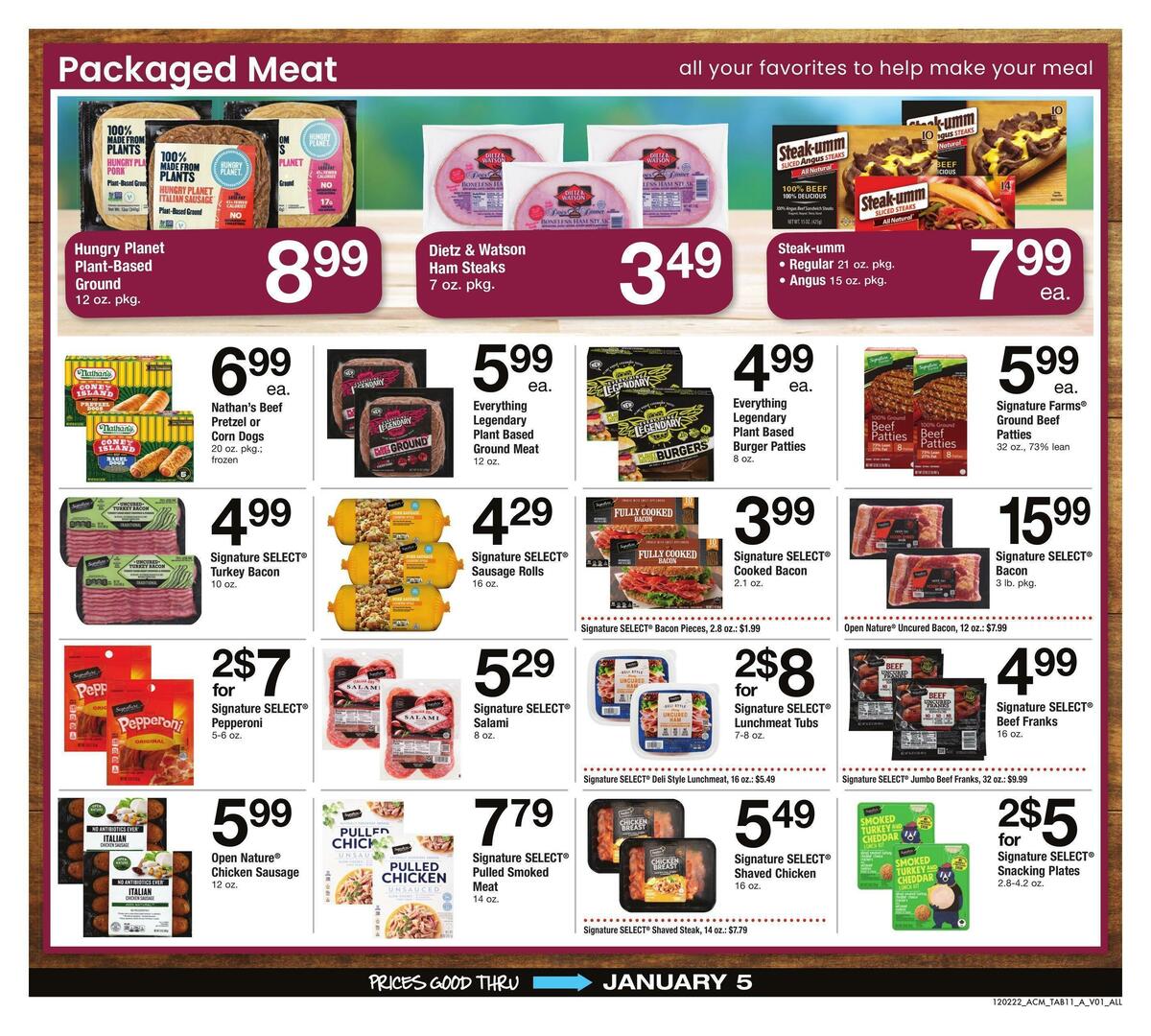 ACME Markets Big Book of Savings Weekly Ad from December 2