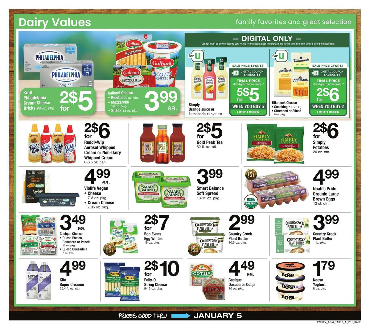 ACME Markets Big Book of Savings Weekly Ad from December 2