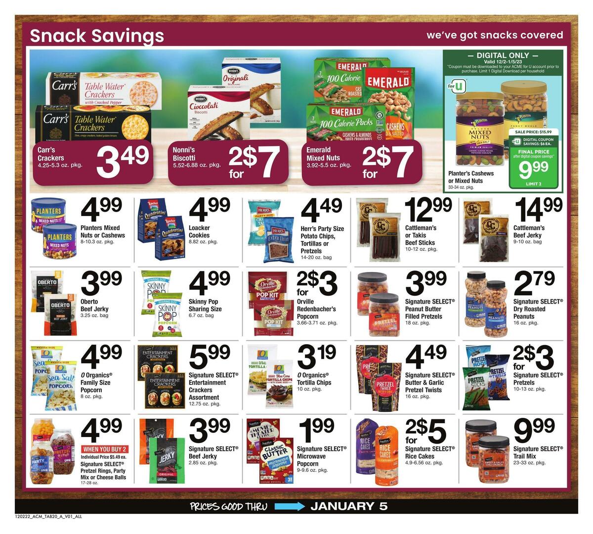 ACME Markets Big Book of Savings Weekly Ad from December 2