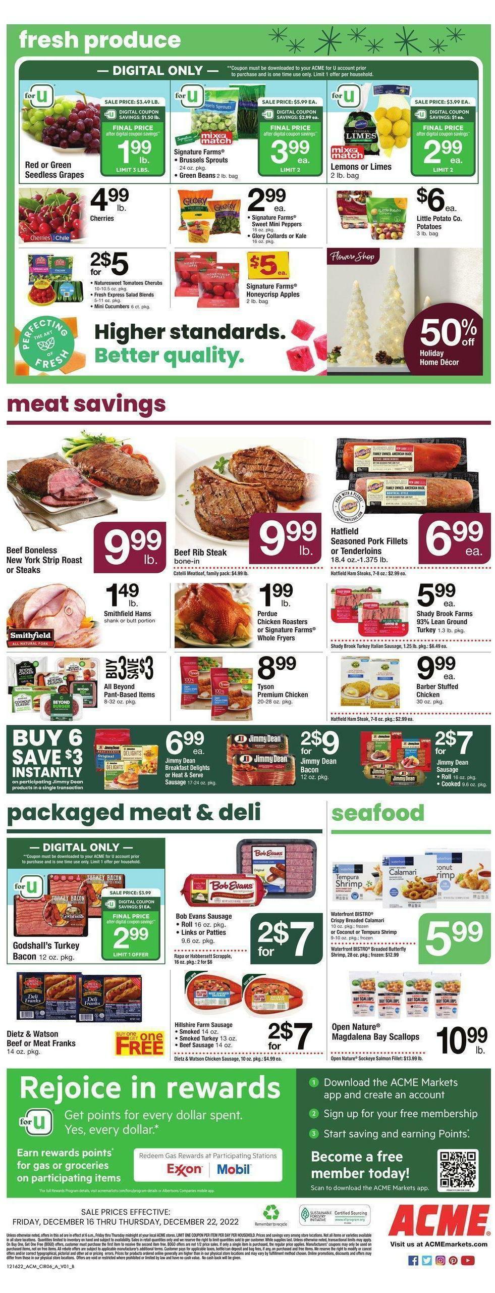 ACME Markets Weekly Ad from December 16