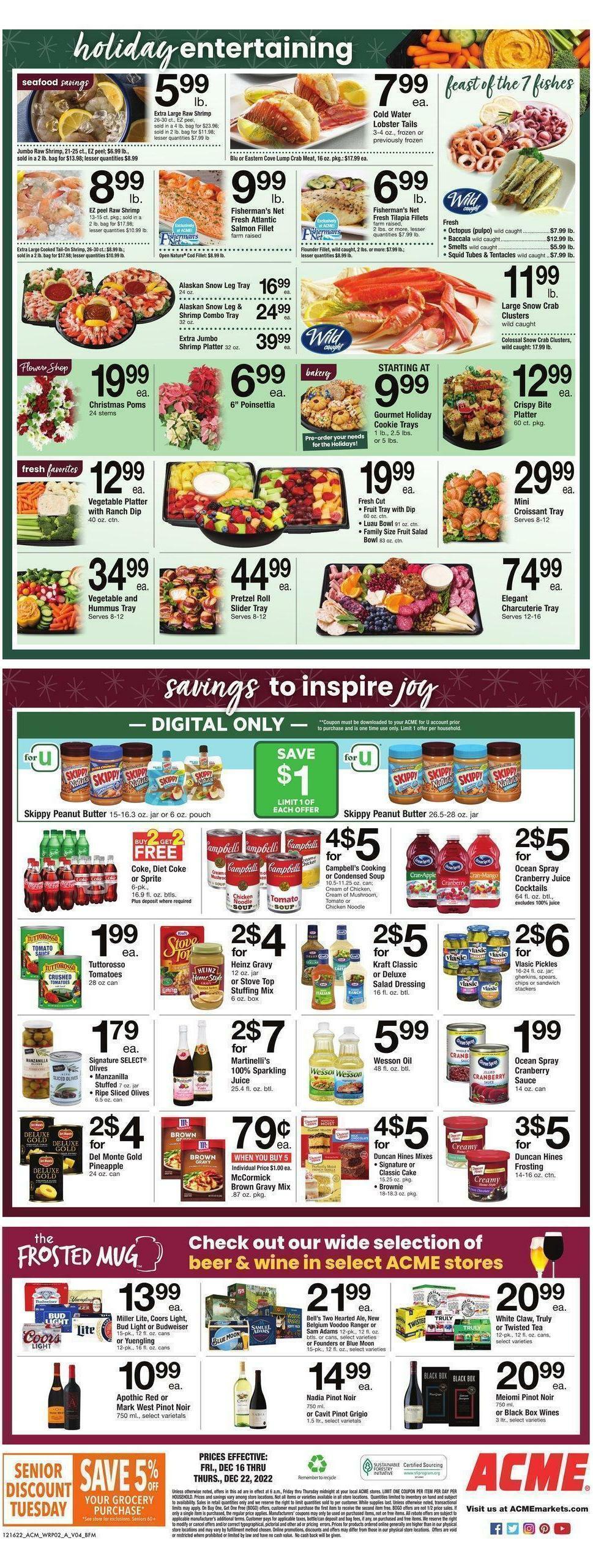ACME Markets Weekly Ad from December 16
