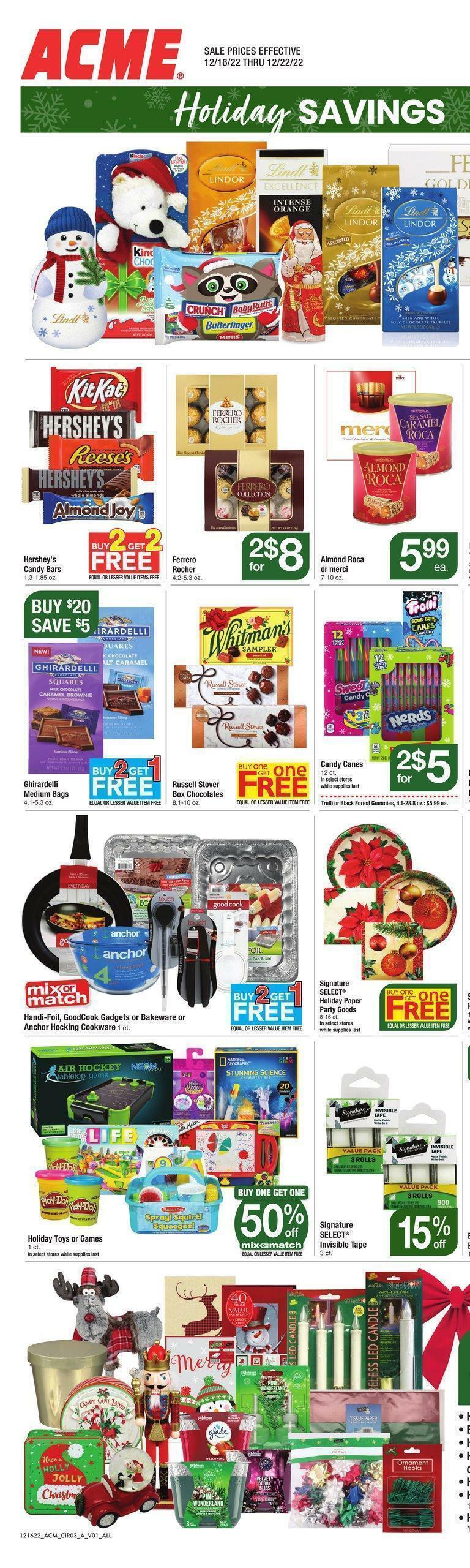 ACME Markets Weekly Ad from December 16