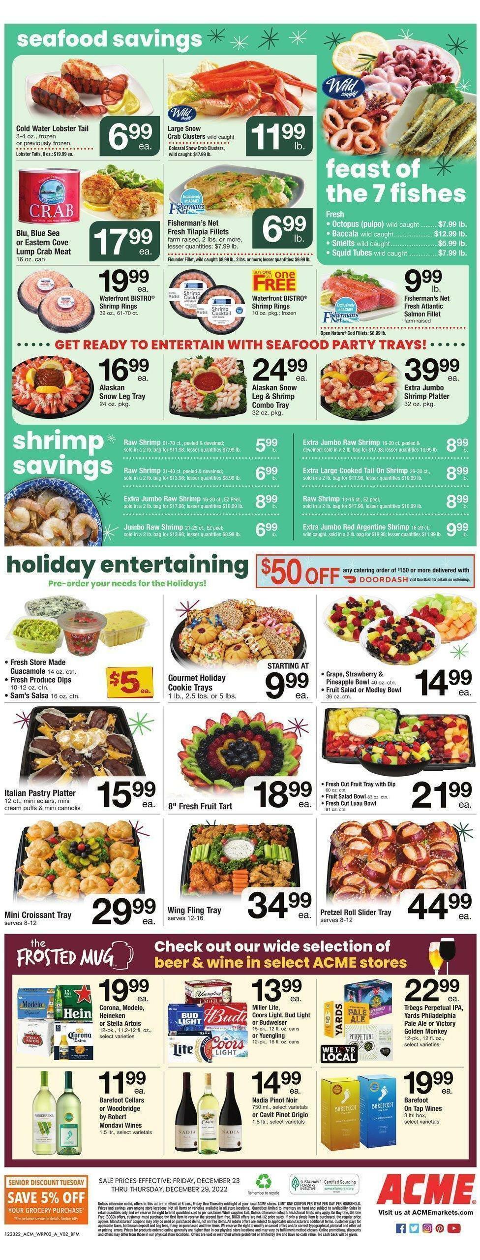 ACME Markets Weekly Ad from December 23
