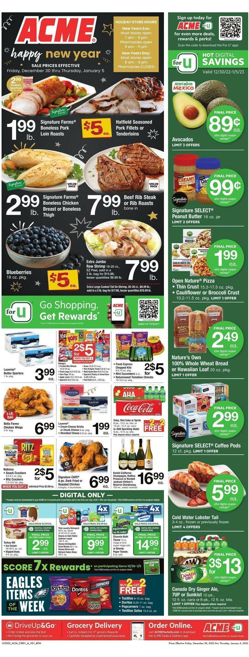 ACME Markets Weekly Ad from December 30