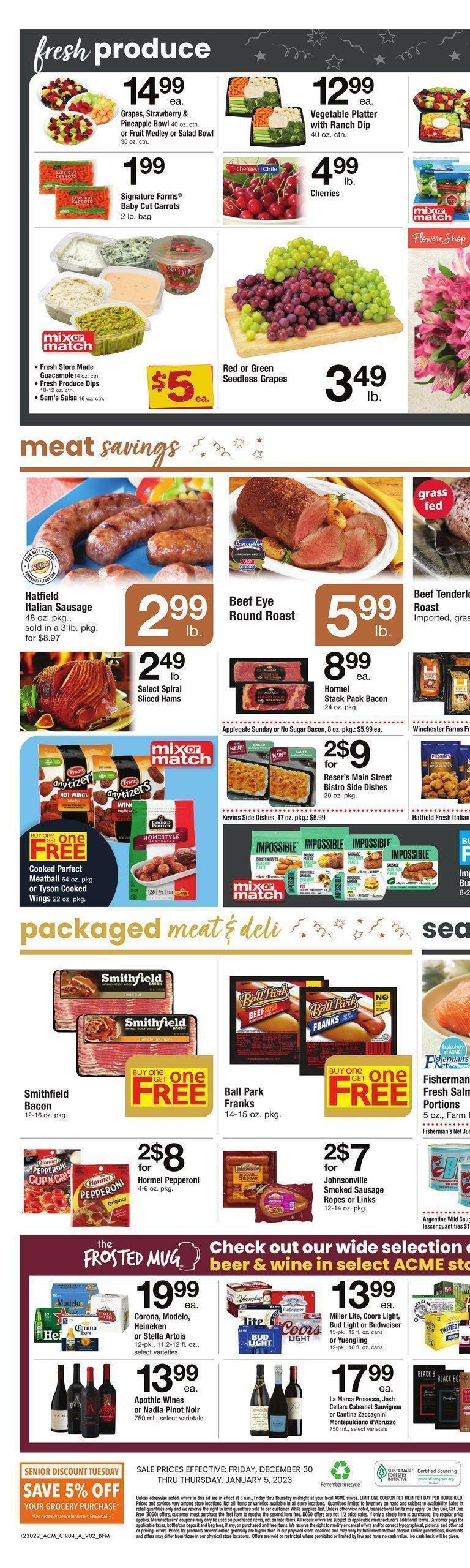 ACME Markets Weekly Ad from December 30