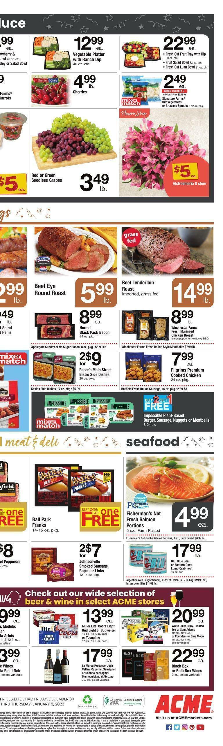 ACME Markets Weekly Ad from December 30