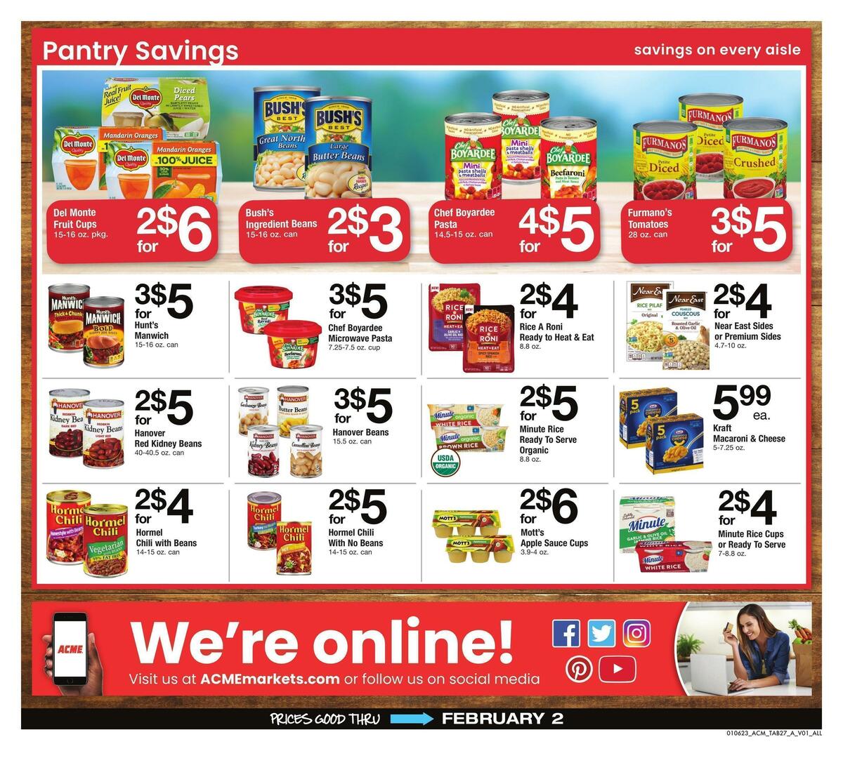 ACME Markets Weekly Ad from January 6
