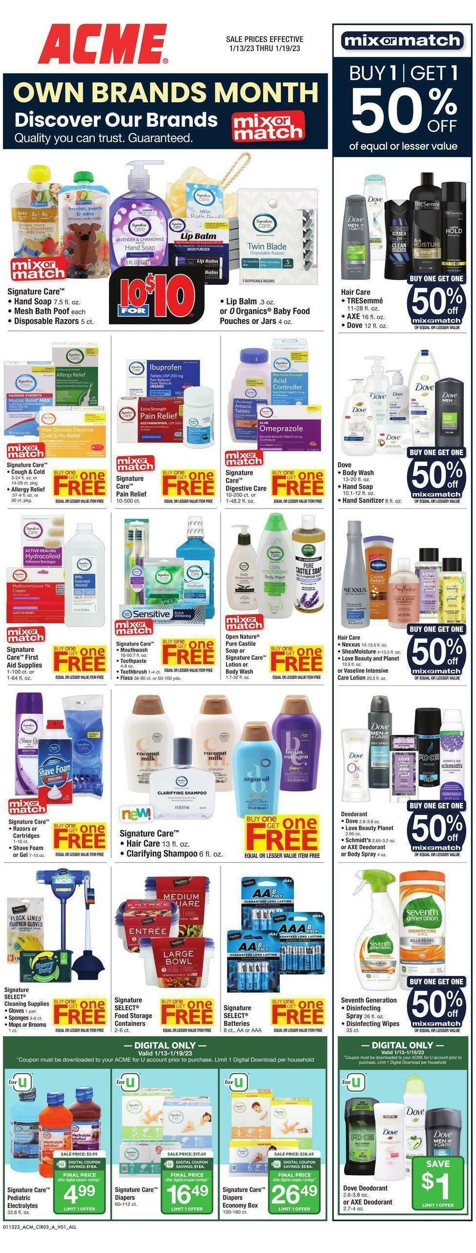 ACME Markets Weekly Ad from January 13