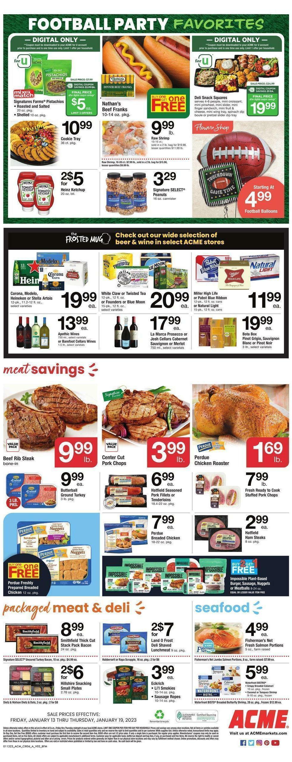 ACME Markets Weekly Ad from January 13